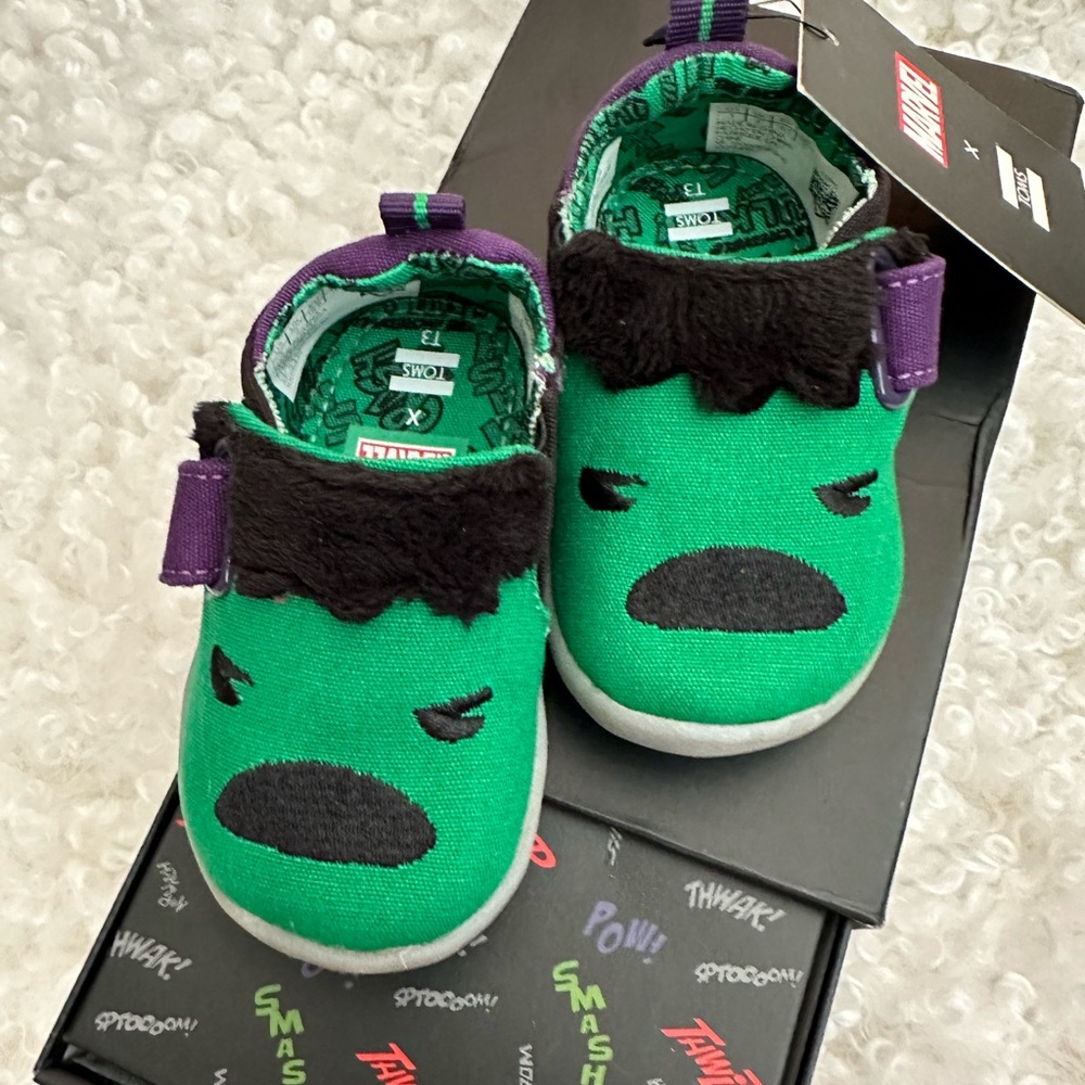 Marvel hulk shoes for babies